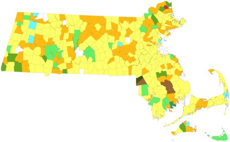 Map Of Massachusetts Towns