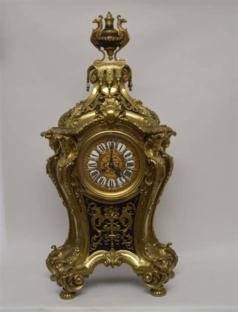 Large Beliard Gilt Figural Mantel Clock Price Guide