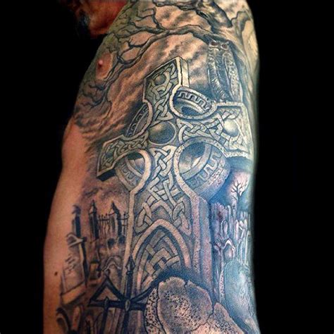 100 Celtic Cross Tattoos For Men Ancient Symbol Design Ideas