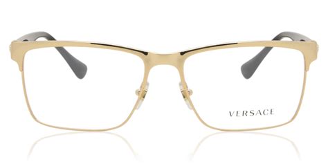 Versace Ve1285 1002 Eyeglasses In Gold Smartbuyglasses Usa