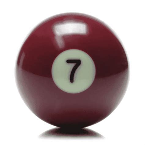 New Individual Number Seven 7 Billiard Pool Ball Ebay