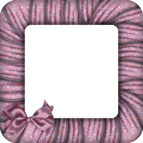 Download transparent birthday frame png for free on pngkey.com. Large Transparent Pink Photo Frame PNG with Bow | Gallery ...