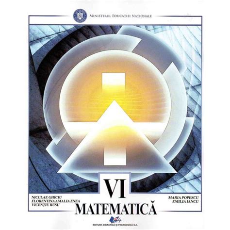 Matematica Manual Pentru Clasa A Vi A Librarusro