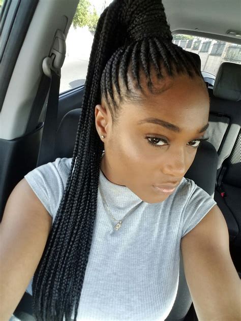 17 African Hairstyles Braids Ponytail For The Most Exciting Days