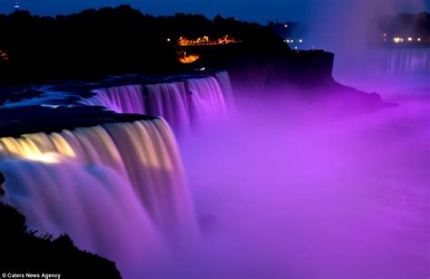 The Worlds Brightest Water Colours Magical Pictures Of Niagara Falls
