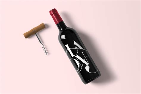 high quality wine bottle psd mockup   graphic