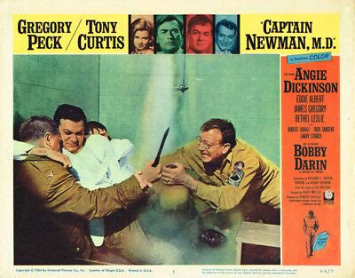 Captain Newman Md Tony Curtis Gregory Peck Angie Dickinson Bobby Darin