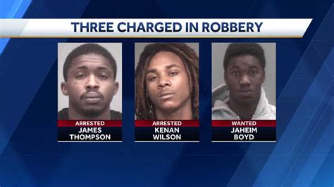 Two Suspects Arrested Police Searching For Third Man After Armed Robbery