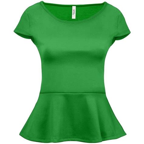 simlu short sleeve womens peplum shirt reg and plus size peplum top 610 dop liked on