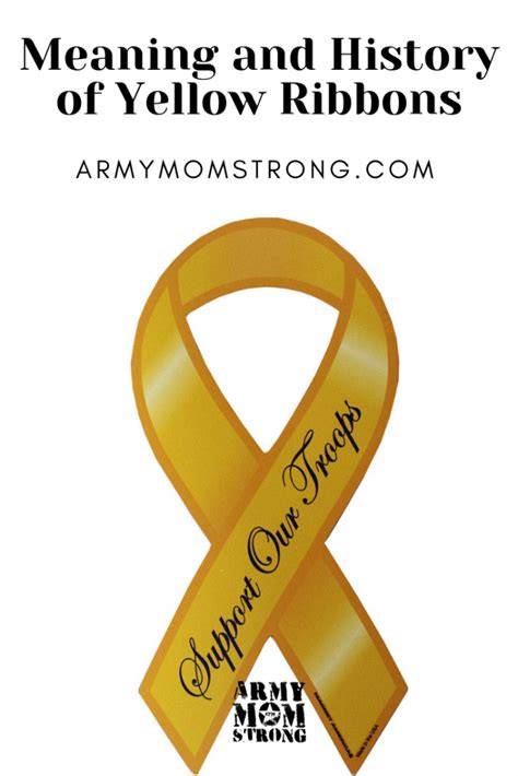 What Is Meaning Of Yellow Ribbons For Armed Forces