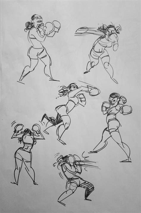 97 Best Character Pose Boxing Images On Pinterest Character Design