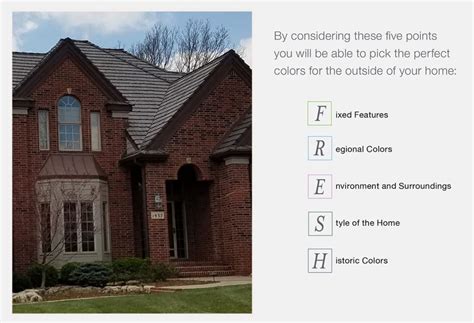 Brick Home Exterior Color Schemes Davinci Roofscapes