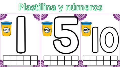 Métodos Matemáticos Láminas Para Trabajar Los Números Del 1 Al 10 Con