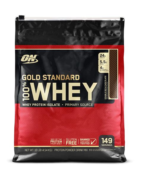 Optimum Nutrition Gold Standard Whey Protein Powder Double Rich