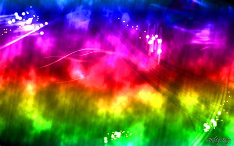 Rainbow Wd  Bright Neon Rainbow Colorful Hd Wallpaper Peakpx