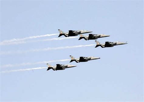 Indian Air Forces Iaf Surya Kiran Aerobatic Team Performs During