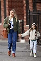 sienna miller steps out for a stroll with her daughter in new york city ...