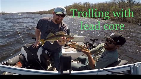 Trolling Lead Core For St Croix River Walleye YouTube