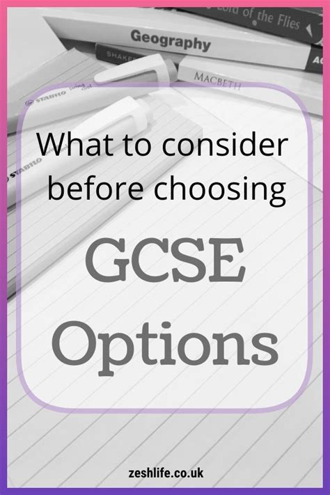 Choosing Gcse Options Gcse Subjects Gcse Parenting Board