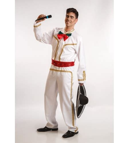 Mexican Man Costume White Size 52 Your Online Costume Store