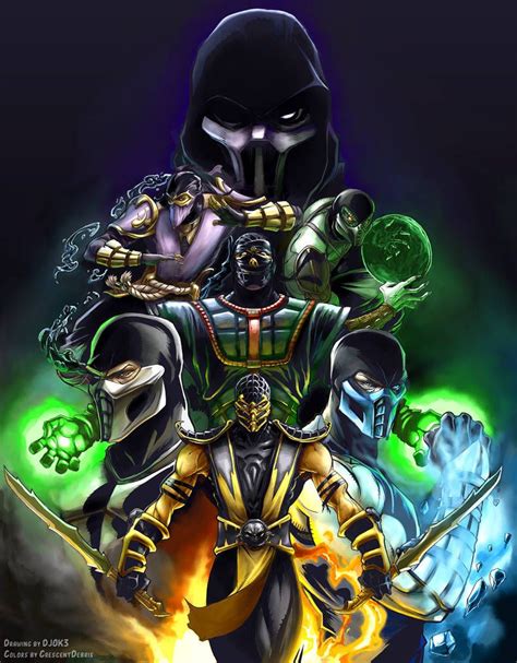Ninjas Of The Realm Colors By Crescentdebris By Djok On Deviantart