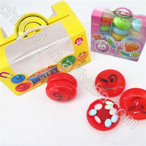 smiling face magnet toy candy funny toy candy china toy candy china
