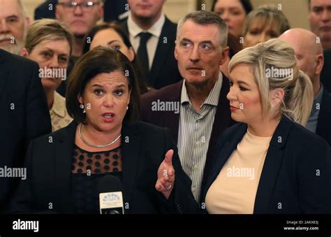 Left To Right Sinn Fein Leader Mary Lou Mcdonald Hi Res Stock Photography And Images Alamy