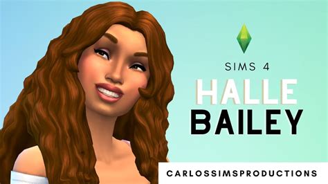Halle Bailey Sims 4 Ariel 2023 No Cc Youtube