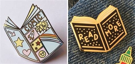 21 Book Pins For People Who Love To Read