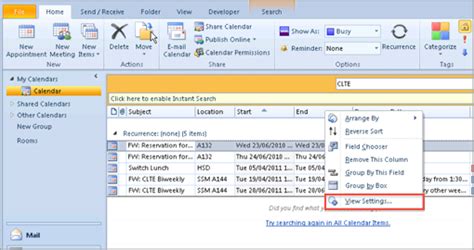 When you want to give your recipients a choice to view your calendar in a browser or import an ics link into outlook, publish the calendar in outlook online. Search calendar: Outlook 2010 and 2013 - University of ...