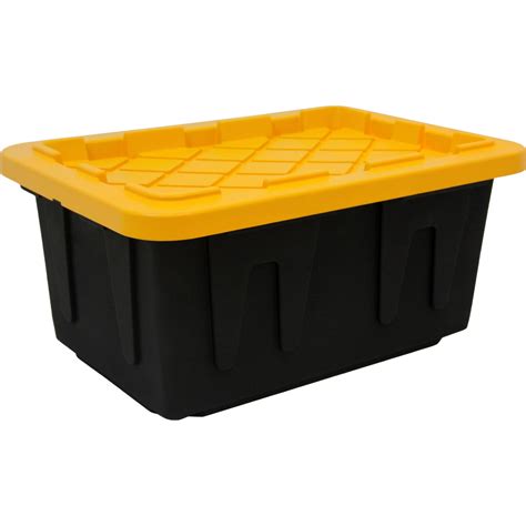 15 Gallon Storage Bins Tough Tote 6 X Plastic Boxes Homz Home Warehouse