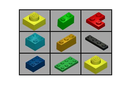 8 Lego Stl File Format File For Cnc Router And 3d Printers Etsy