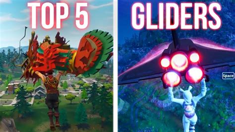 Top 5 Gliders In Fortnite Battle Royale Best Gliders Ranked Youtube