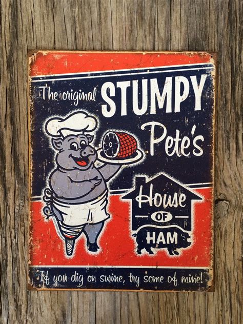 Vintage Style Tin Metal Sign T For Her Or Him Shabby Chic Rustic Nostalgic Wall Art