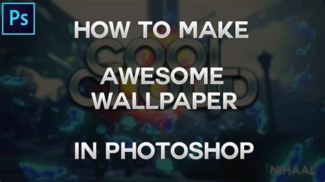 Photoshop Tutorial How To Make An Awesome Wallpaper Cccs6 Youtube