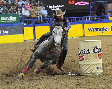 Nfr Barrel Racing Recap Round 6 Another Tie For First And Lockhart