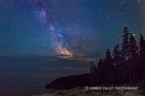 Humble Valley Photography Night Sky 487 Milky Way Over Otter Cliffs L1