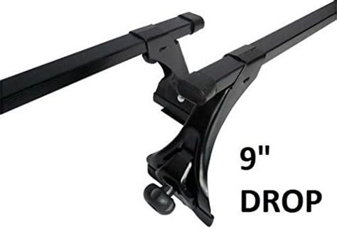 Rain Gutter Roof Bars With Racks Rails DROP Amazon Co Uk Car Motorbike