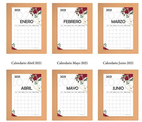 Lista Foto Calendarios Para Imprimir Bonitos Por Mes Mirada Tensa