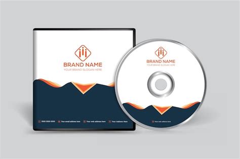 Premium Vector Template Abstract Cd Cover Design