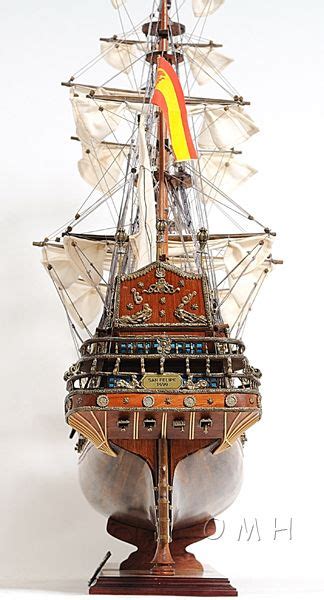 1690 San Felipe Wooden Tall Ship Model Ships Model Sailboat Model