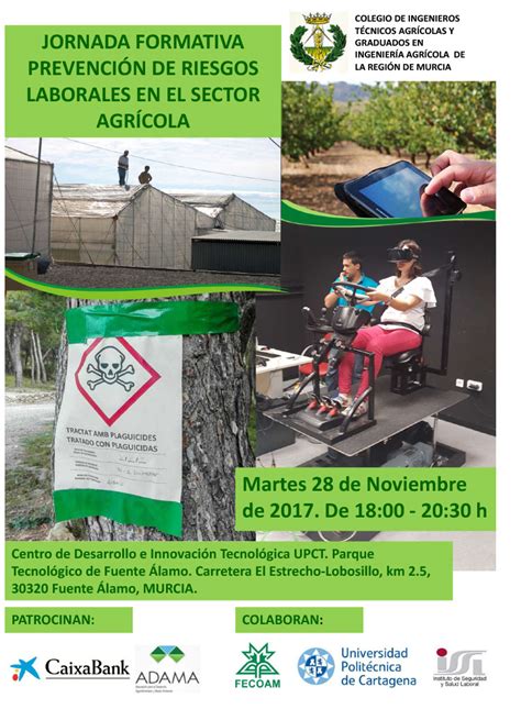 Día 28 De Noviembre Jornada Formativa De Prevención De Riesgos Laborales En El Sector Agrícola