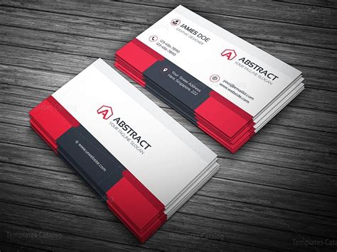 Professional Business Card Template 000100 Template Catalog