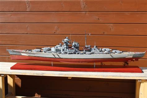Trumpeter 1200 Bismarck By Kevin Completed Model Ship World™