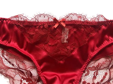 this red silk lingerie is a must have panties elegant and sexy