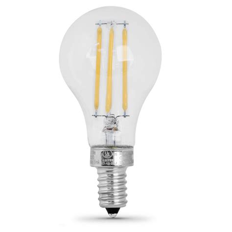 Feit Electric 75 Watt Equivalent A15 Candelabra Base Dimmable Filament
