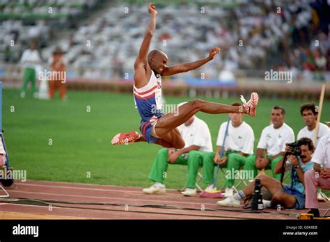 Athletics Barcelona Olympic Games 1992 Mens Long Jump Final