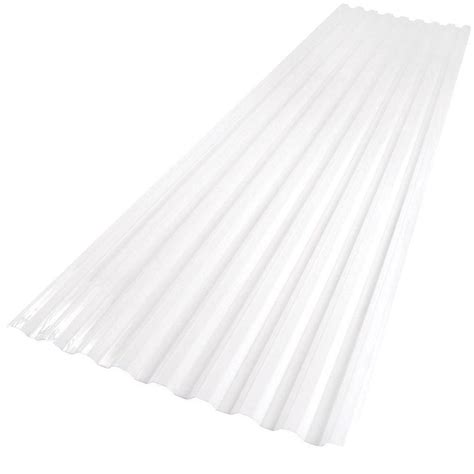 Suntuf 26 In X 6 Ft White Opal Polycarbonate Roof Panel