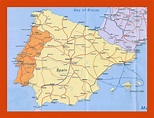Portugal Map Europe : Europe Portugal In World Map - On a detailed ...