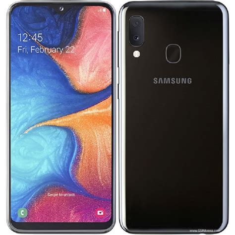 Samsung Galaxy A202a20e 2019 Dual Sim Black Mobile Phone Megatel